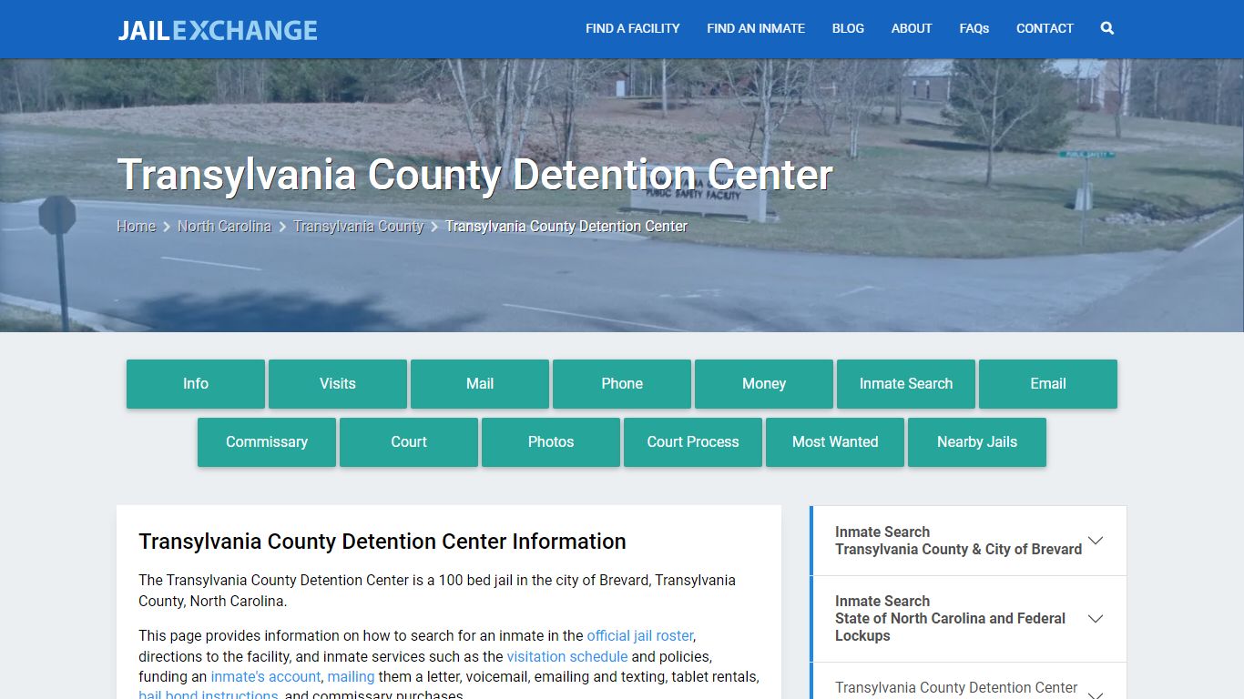 Transylvania County Detention Center - Jail Exchange
